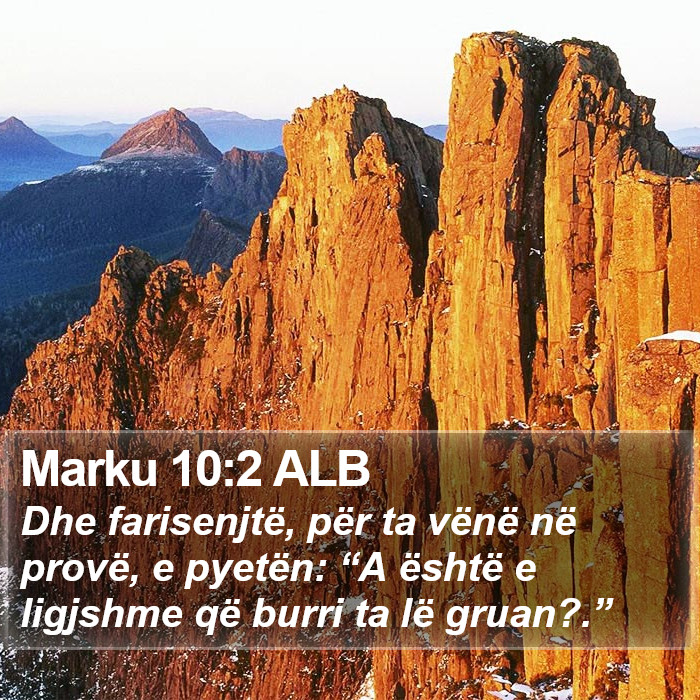 Marku 10:2 ALB Bible Study