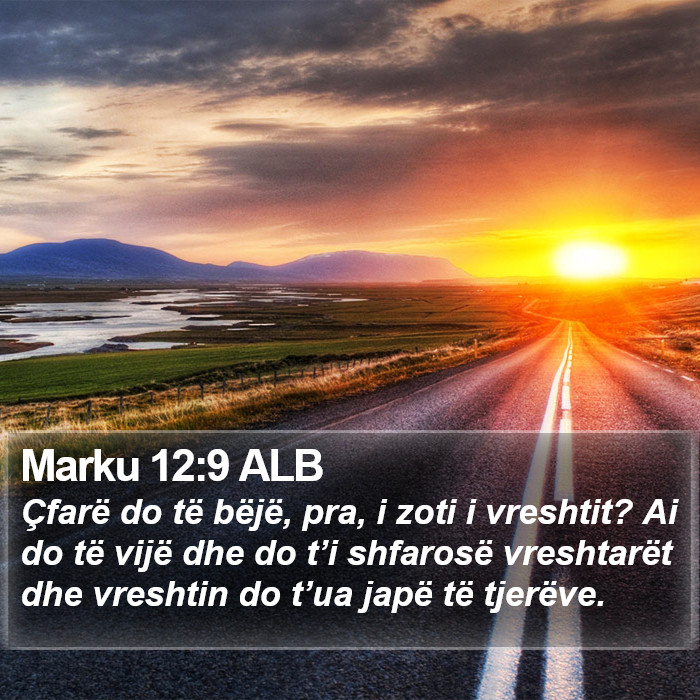 Marku 12:9 ALB Bible Study