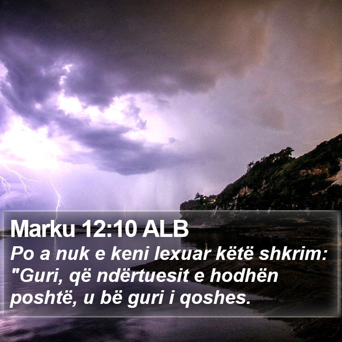 Marku 12:10 ALB Bible Study