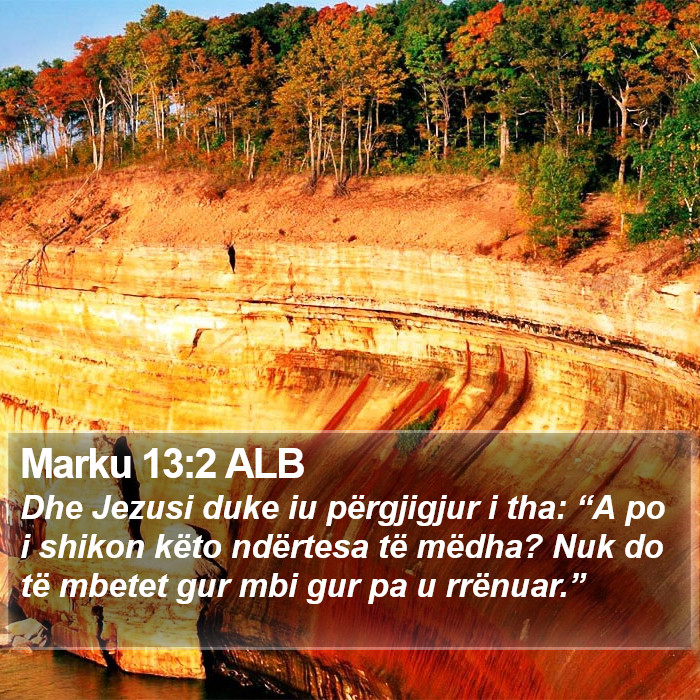 Marku 13:2 ALB Bible Study