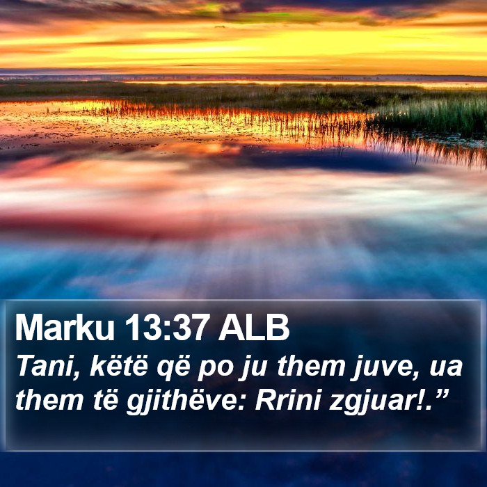 Marku 13:37 ALB Bible Study