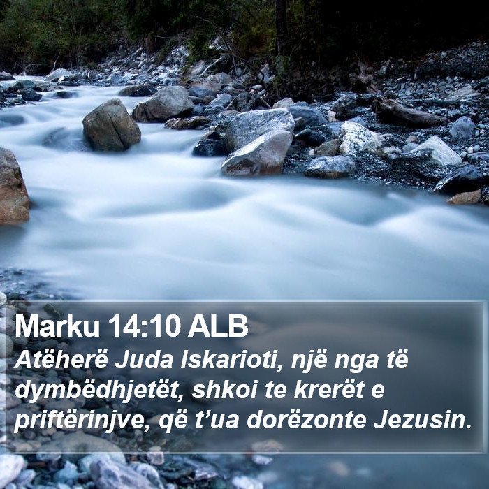 Marku 14:10 ALB Bible Study