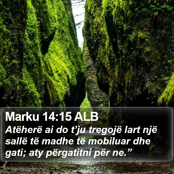 Marku 14:15 ALB Bible Study