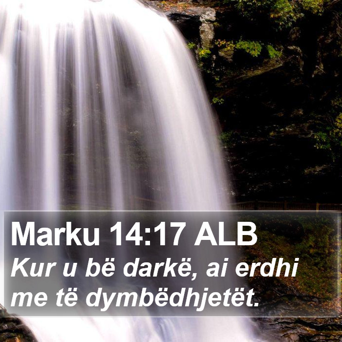 Marku 14:17 ALB Bible Study