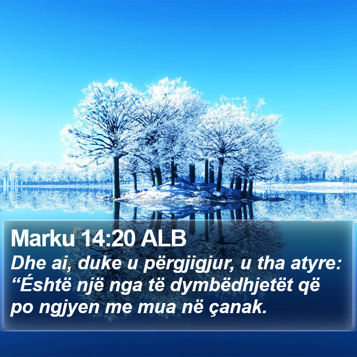Marku 14:20 ALB Bible Study