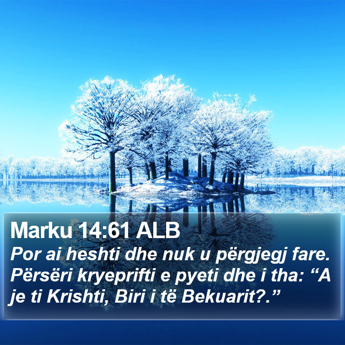 Marku 14:61 ALB Bible Study