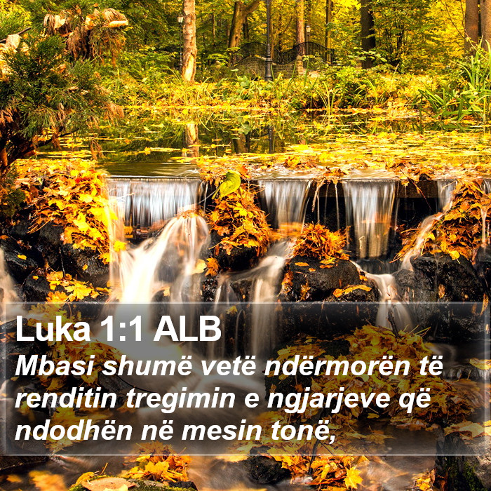 Luka 1:1 ALB Bible Study