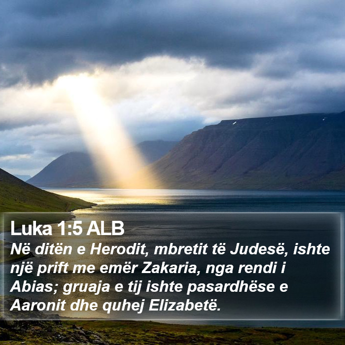 Luka 1:5 ALB Bible Study