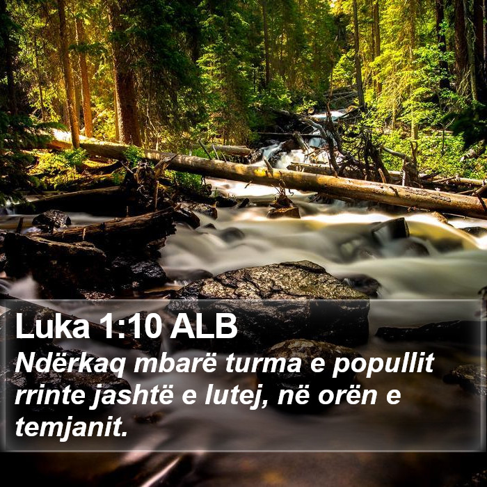 Luka 1:10 ALB Bible Study