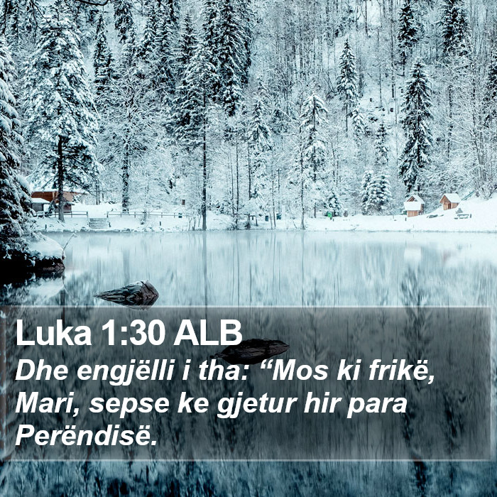 Luka 1:30 ALB Bible Study