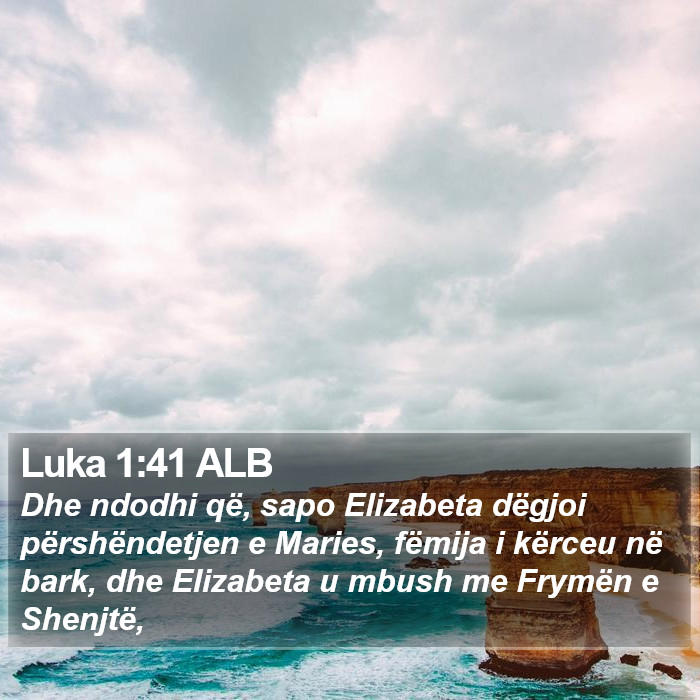 Luka 1:41 ALB Bible Study