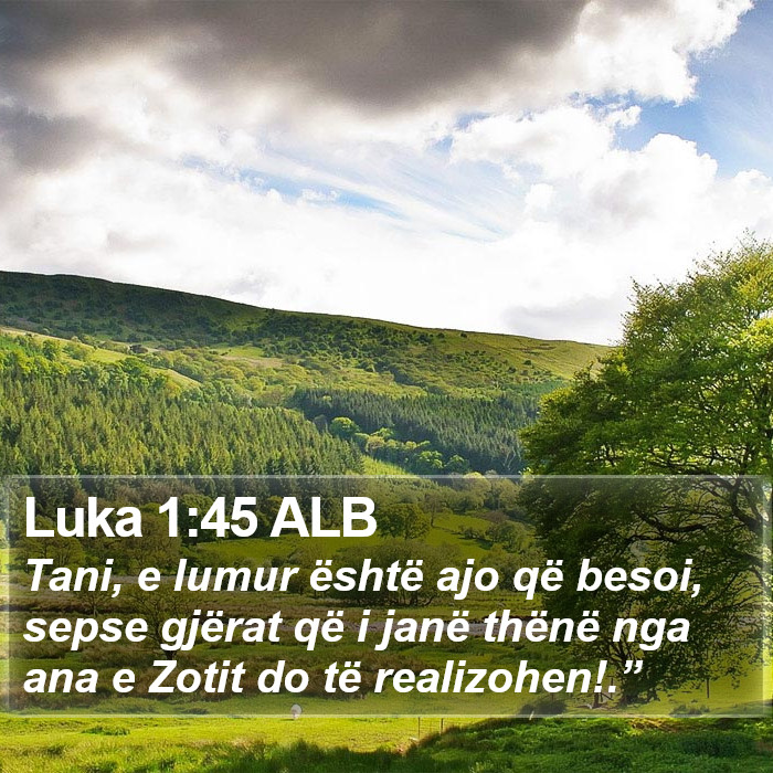 Luka 1:45 ALB Bible Study