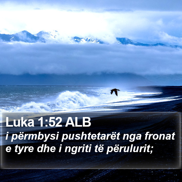 Luka 1:52 ALB Bible Study