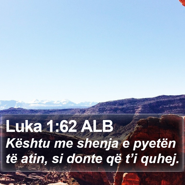 Luka 1:62 ALB Bible Study