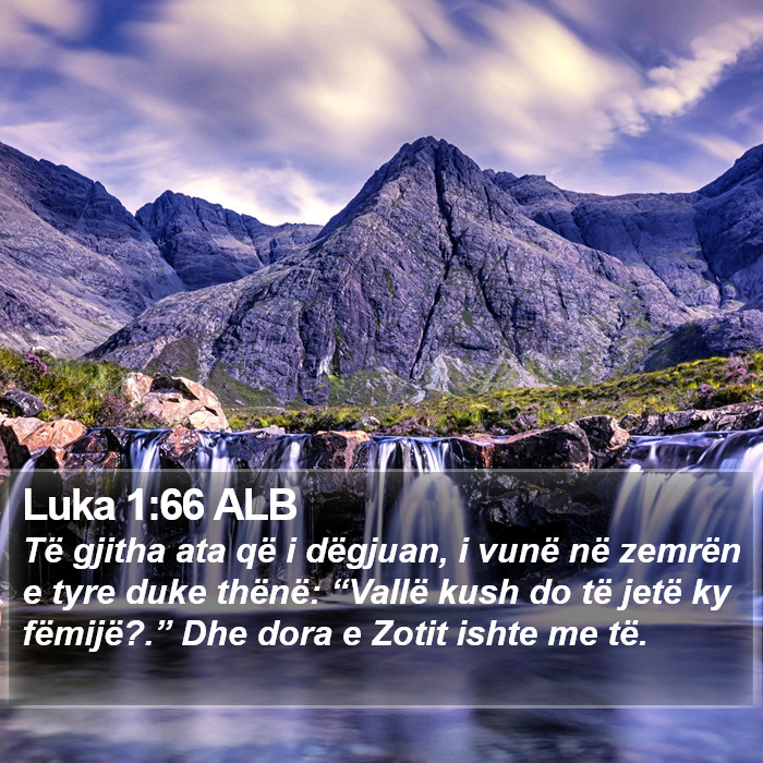 Luka 1:66 ALB Bible Study