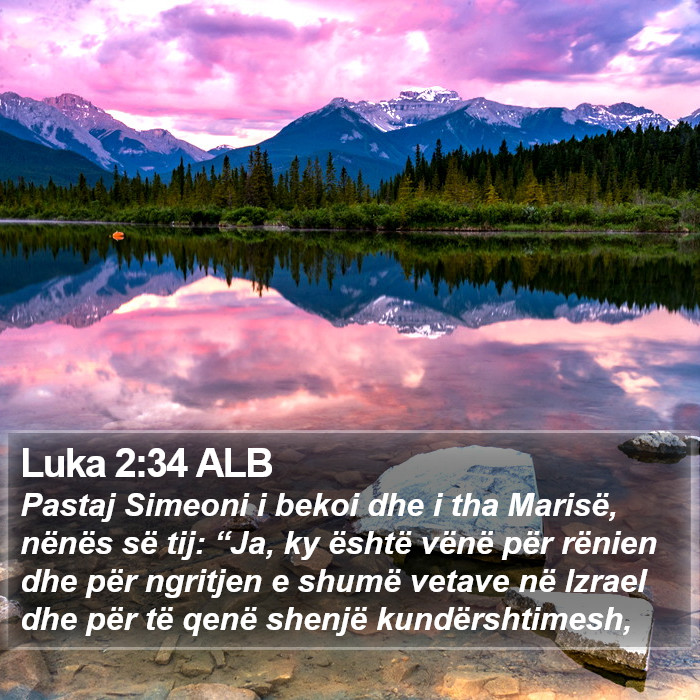 Luka 2:34 ALB Bible Study
