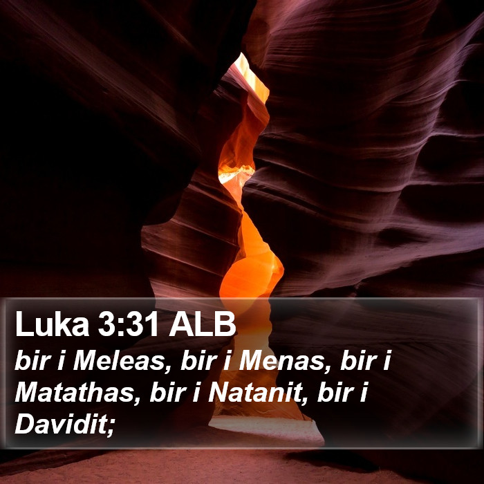 Luka 3:31 ALB Bible Study