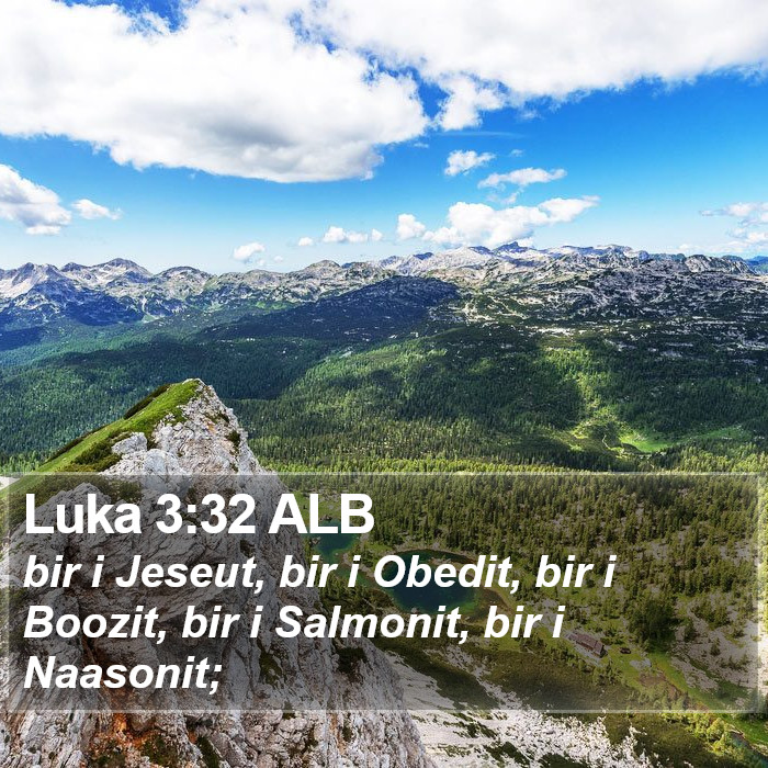 Luka 3:32 ALB Bible Study