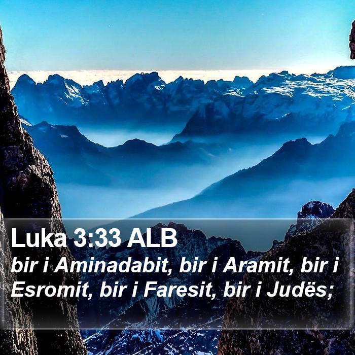 Luka 3:33 ALB Bible Study