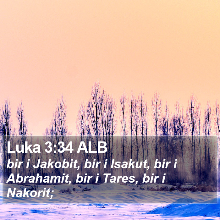 Luka 3:34 ALB Bible Study