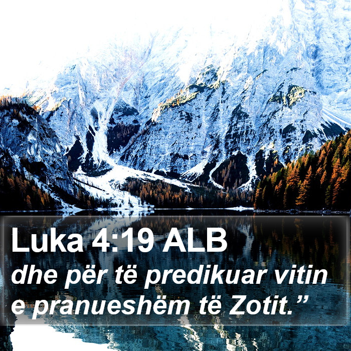 Luka 4:19 ALB Bible Study