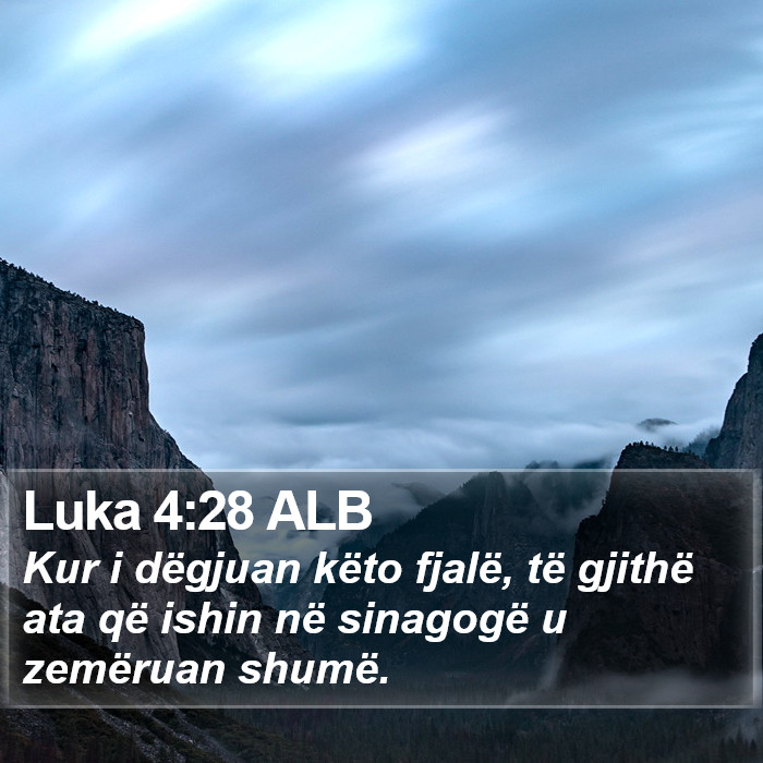 Luka 4:28 ALB Bible Study