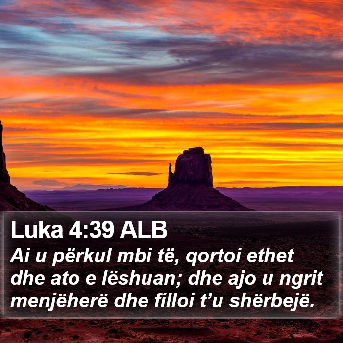 Luka 4:39 ALB Bible Study