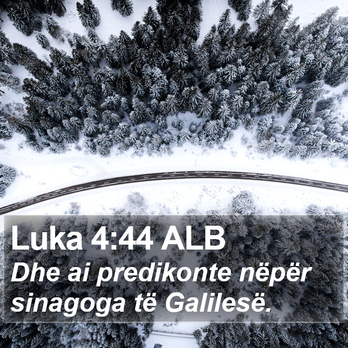 Luka 4:44 ALB Bible Study