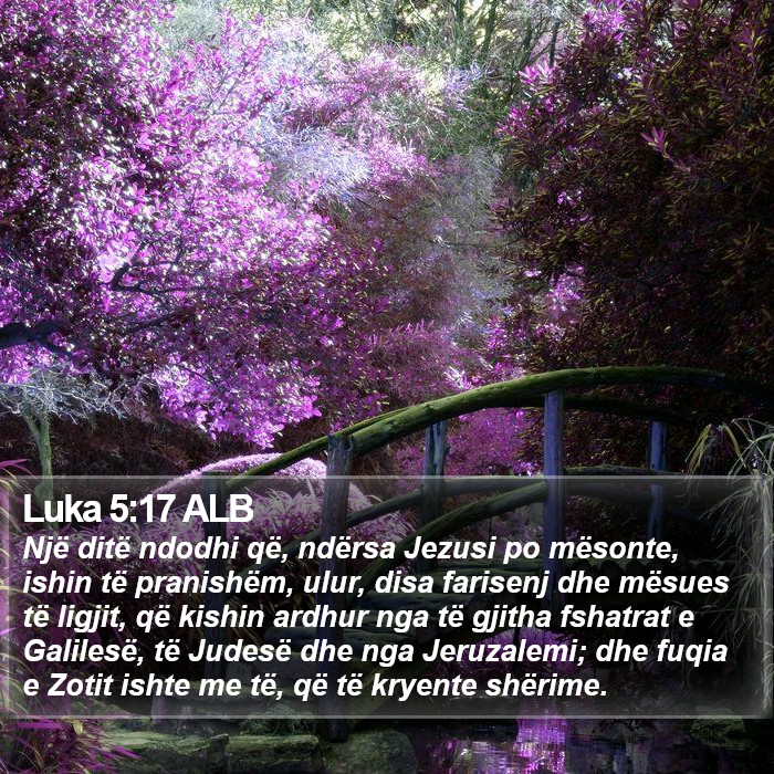 Luka 5:17 ALB Bible Study