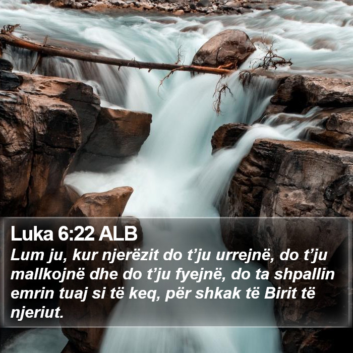Luka 6:22 ALB Bible Study