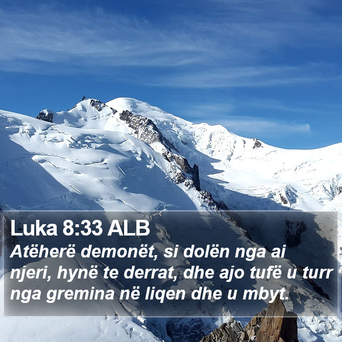 Luka 8:33 ALB Bible Study