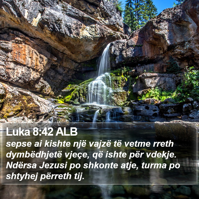 Luka 8:42 ALB Bible Study