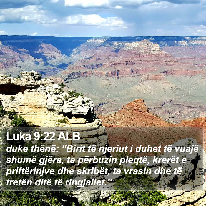 Luka 9:22 ALB Bible Study
