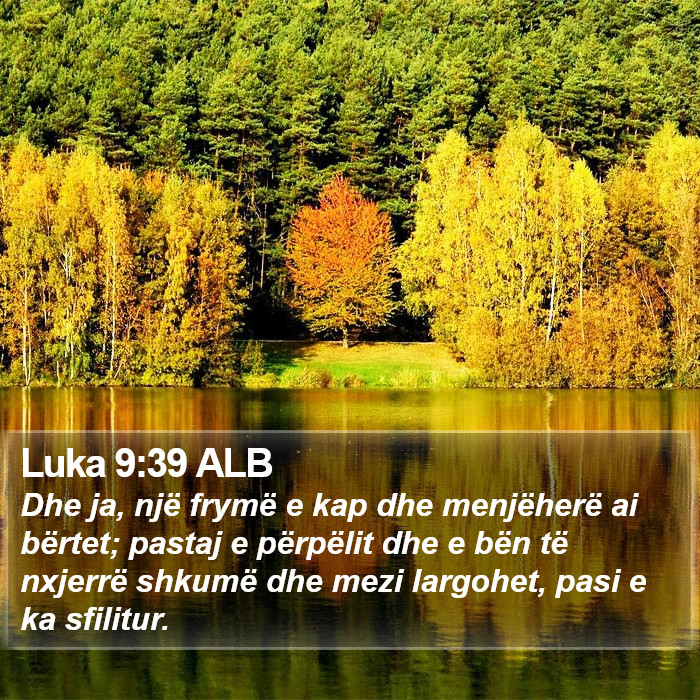 Luka 9:39 ALB Bible Study