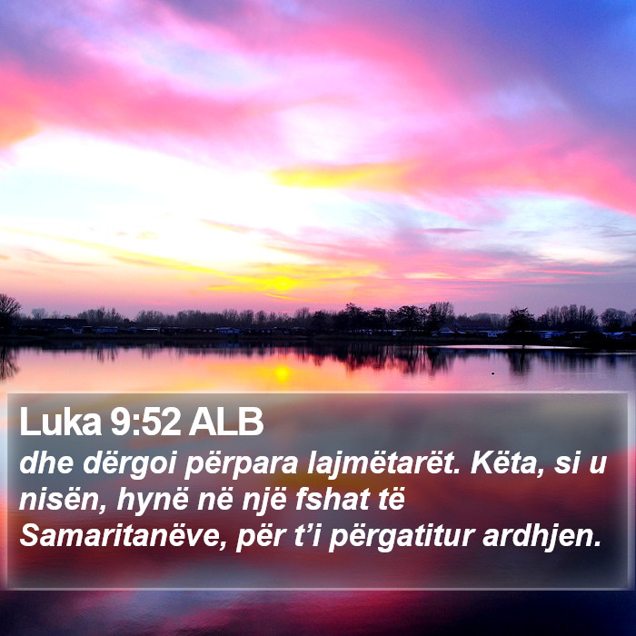 Luka 9:52 ALB Bible Study