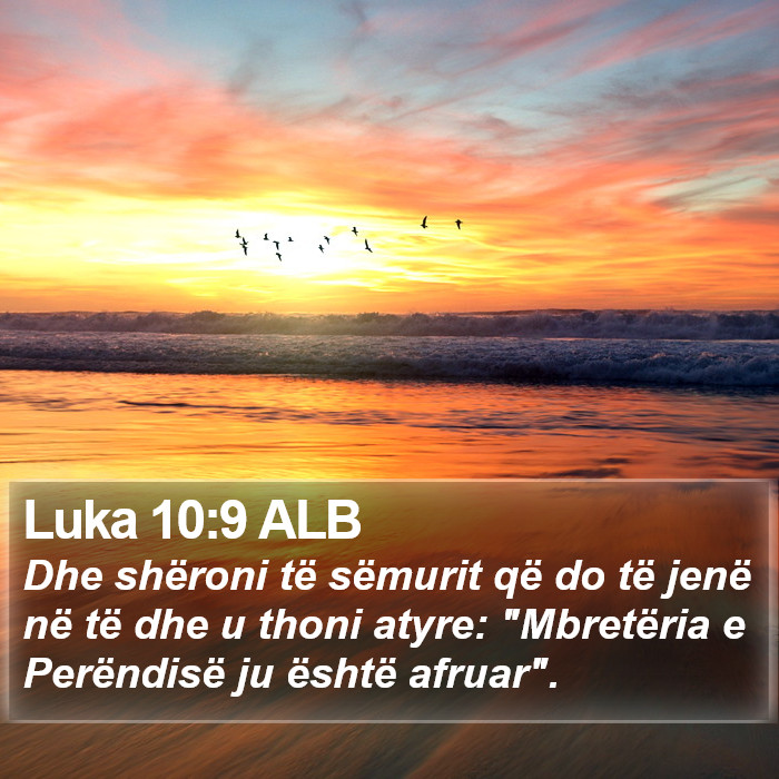 Luka 10:9 ALB Bible Study