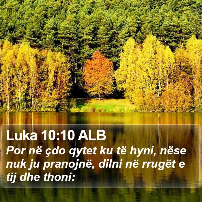 Luka 10:10 ALB Bible Study