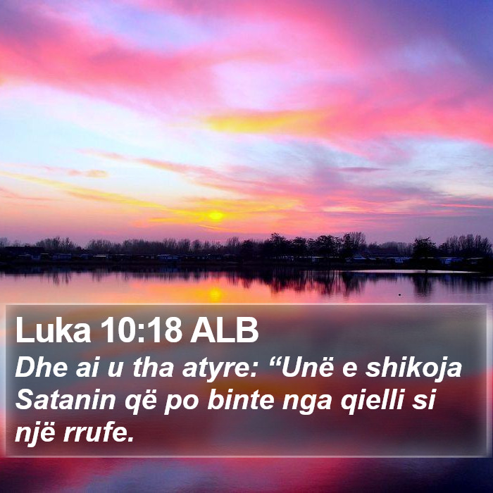 Luka 10:18 ALB Bible Study