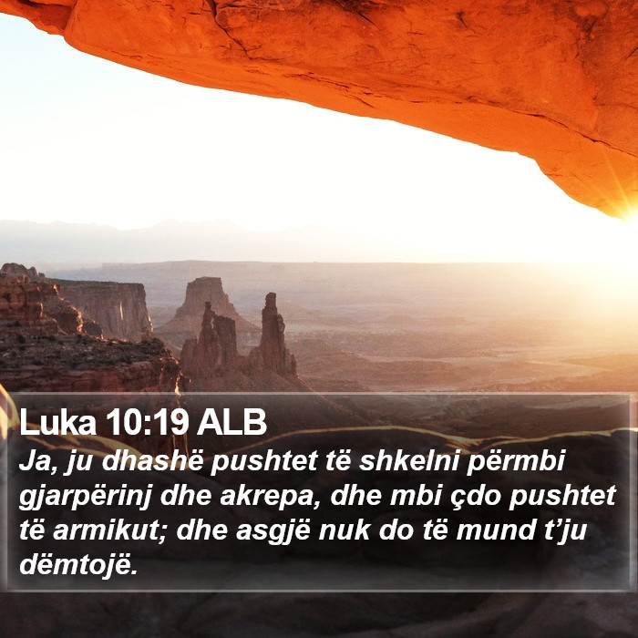 Luka 10:19 ALB Bible Study