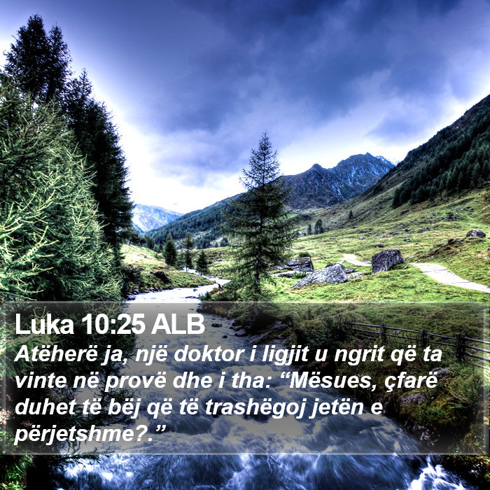 Luka 10:25 ALB Bible Study