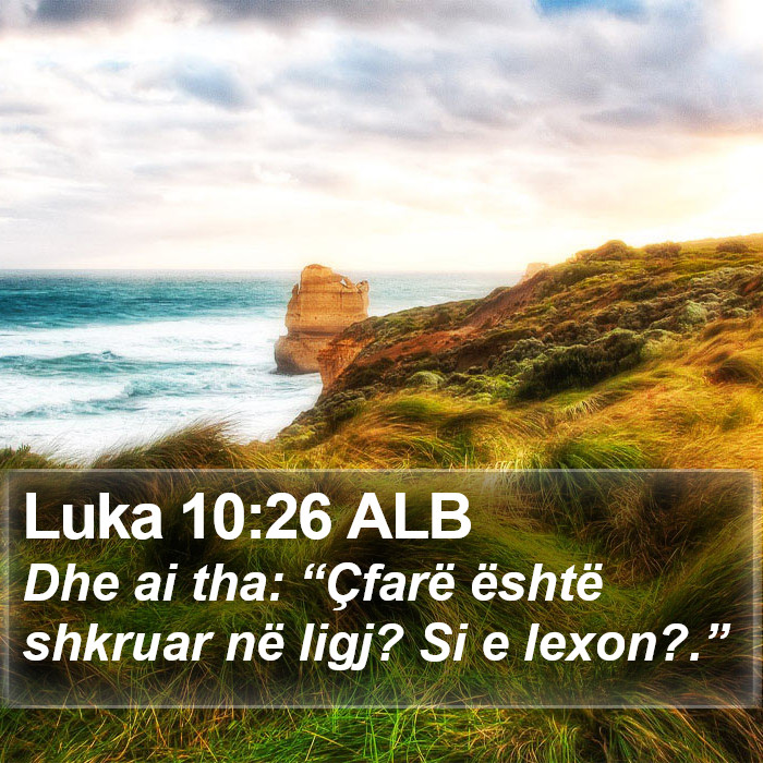 Luka 10:26 ALB Bible Study