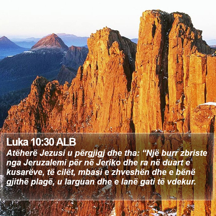 Luka 10:30 ALB Bible Study