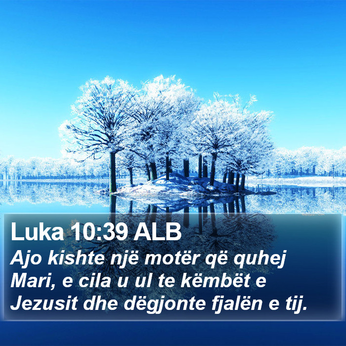 Luka 10:39 ALB Bible Study