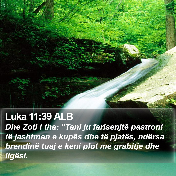 Luka 11:39 ALB Bible Study