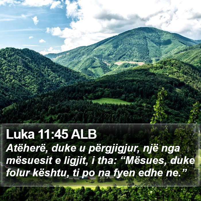 Luka 11:45 ALB Bible Study