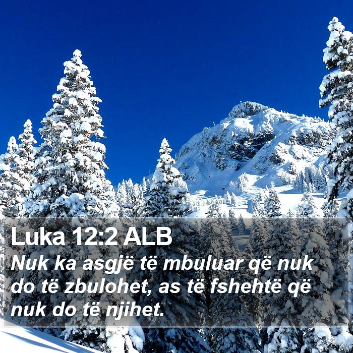 Luka 12:2 ALB Bible Study