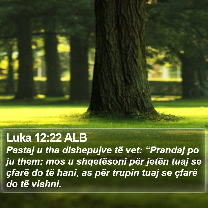 Luka 12:22 ALB Bible Study