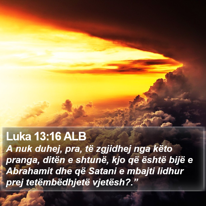 Luka 13:16 ALB Bible Study