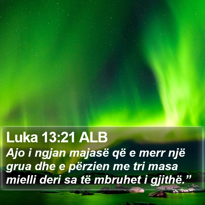 Luka 13:21 ALB Bible Study