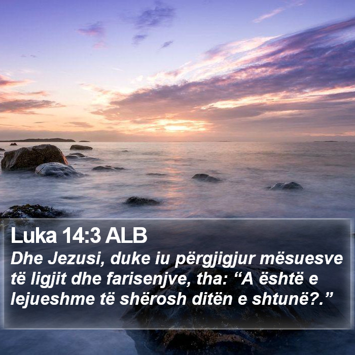 Luka 14:3 ALB Bible Study